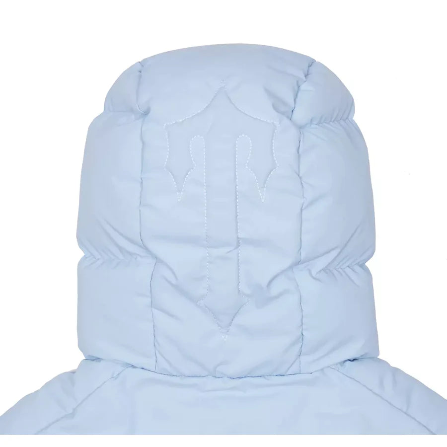 Trapstar Decoded Hooded Puffer 2.0 Jacket - Ice Blue