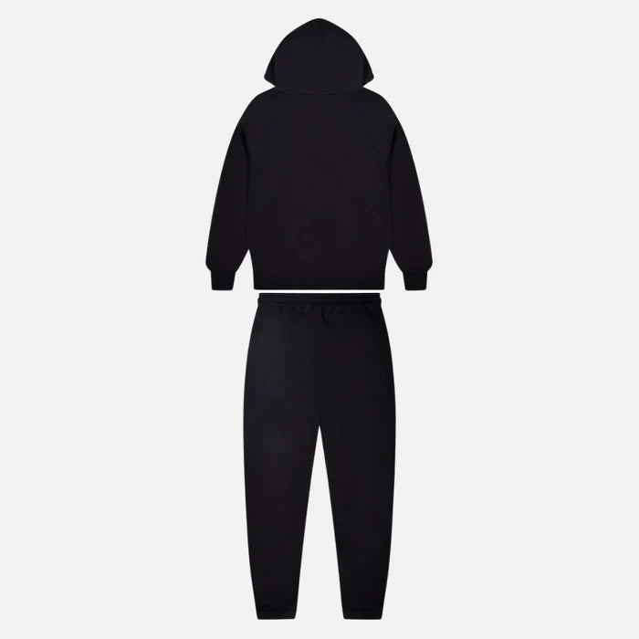 TRAPSTAR IRONGATE ARCH CHENILLE 2.0 HOODED TRACKSUIT - BLACK/TEAL