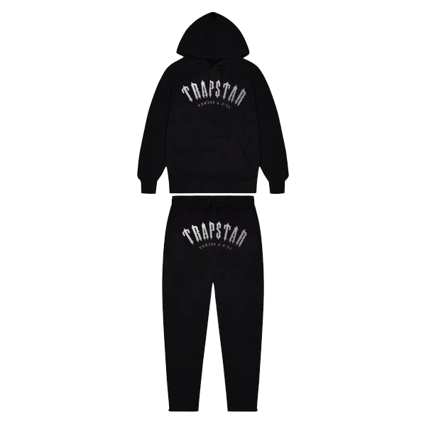 Trapstar Irongate Arch Gel Tracksuit - Black/White