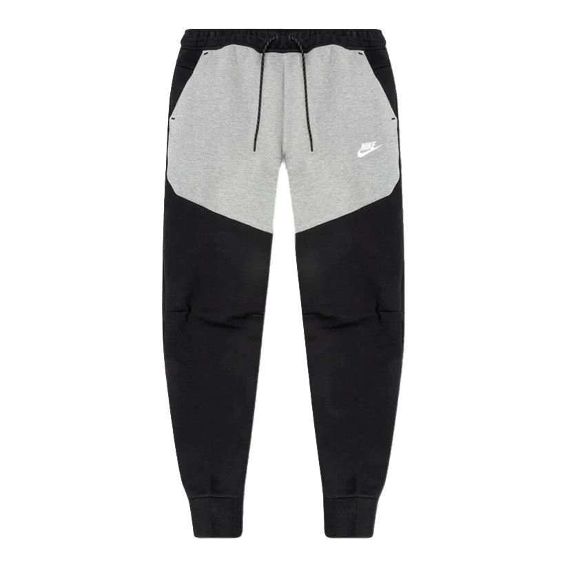 Nike Tech Fleece Joggers - Black/Grey/White (New Season)