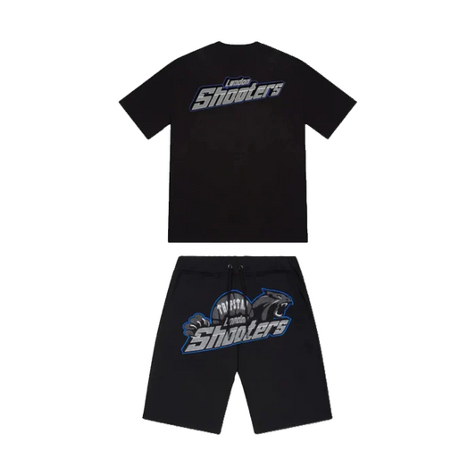 Trapstar Shooters Shorts Set - Black Ice Flavours Edition