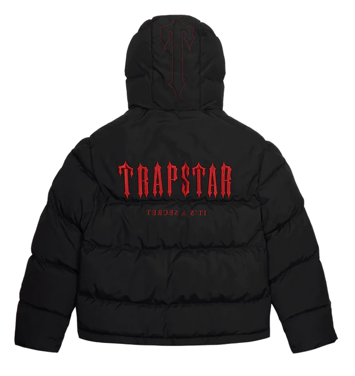 Trapstar Decoded Hooded Puffer 2.0 Jacket - Infrared Edition