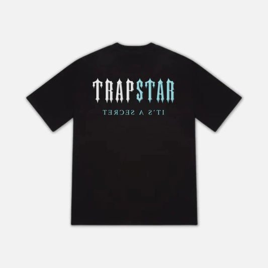 TRAPSTAR DECODED T-SHIRT - BLACK/TEAL