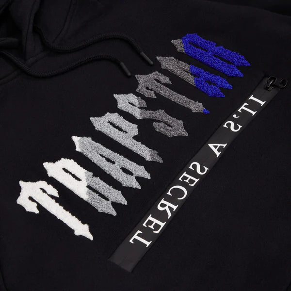 Trapstar Chenille Decoded 2.0 Tracksuit - Black/Dazzling Blue
