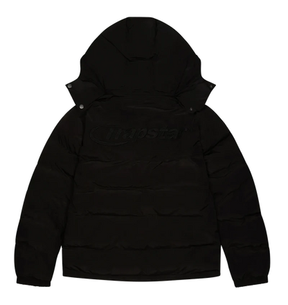 Trapstar Triple Black Hyperdrive Detachable Hood Puffer Jacket