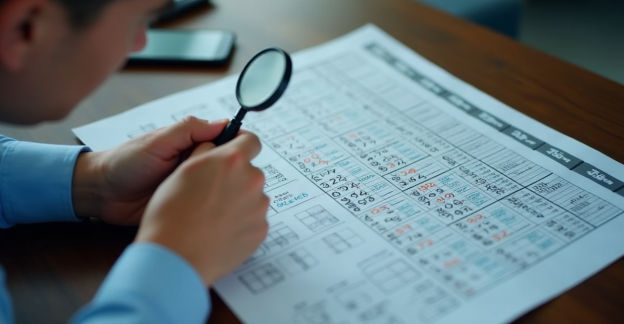 Seorang analis data sedang mengamati pola angka Togel 5 Prize