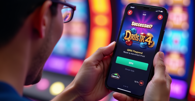 Pemain slot online berhasil deposit QRIS tanpa potongan